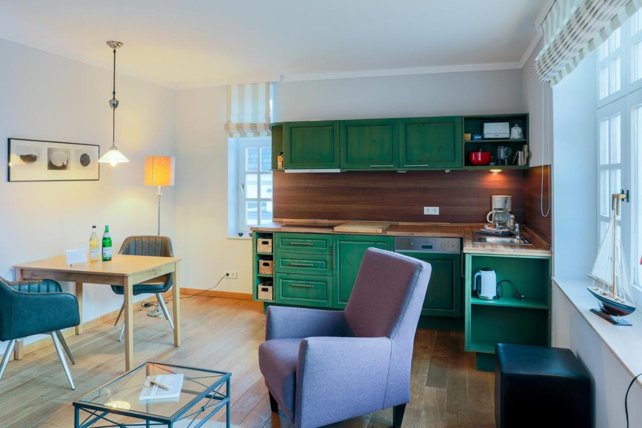 Villa Friedericia, Wohnung 3-Hochparterre Links Wyk auf Föhr Eksteriør bilde