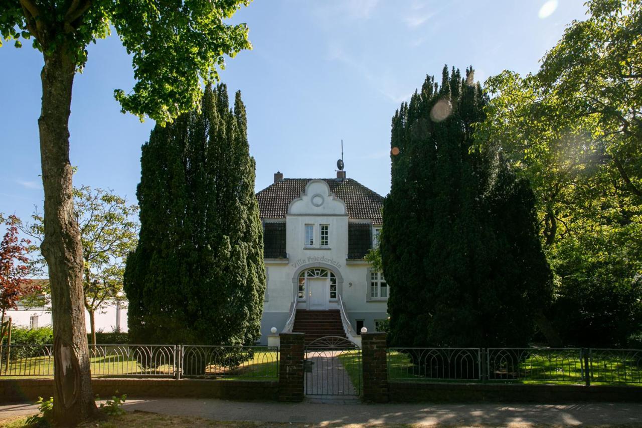 Villa Friedericia, Wohnung 3-Hochparterre Links Wyk auf Föhr Eksteriør bilde